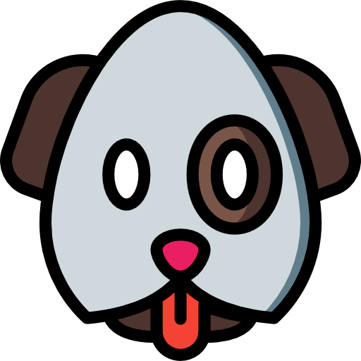 Dog Basic Mixture Lineal color icon