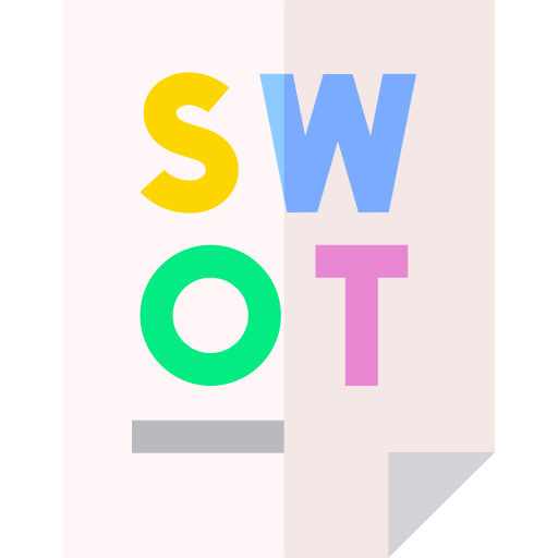 swot-analyse Basic Straight Flat icon