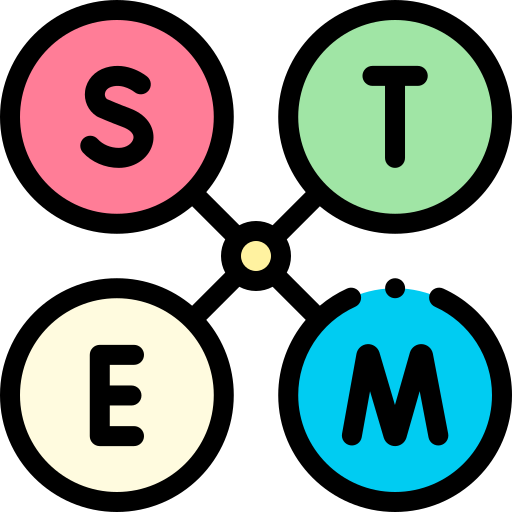 Stem Detailed Rounded Lineal color icon