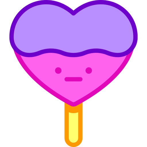 Lollipop Retro Neon Lineal color icon