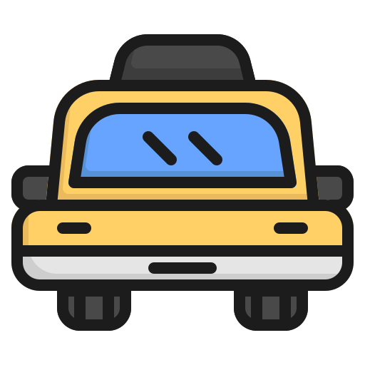 Taxi cab Generic Outline Color icon