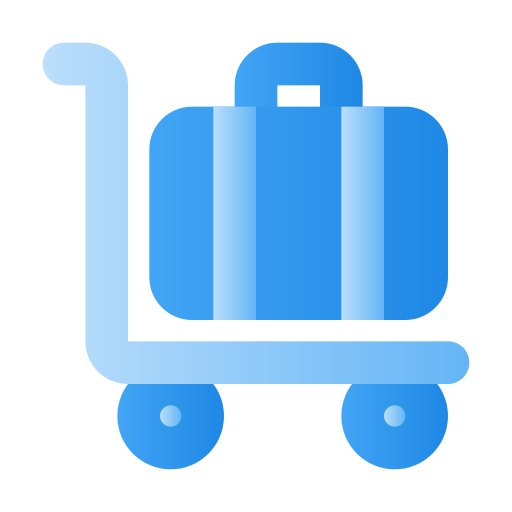 Trolley bag Generic Flat Gradient icon