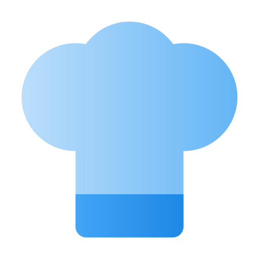 sombrero de cocinero Generic Flat Gradient icono
