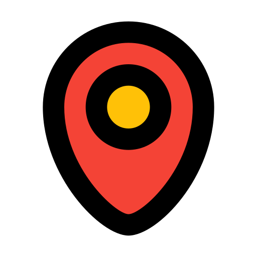 Location pin Generic Outline Color icon