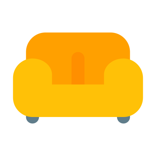 Lounge chair Generic Flat icon