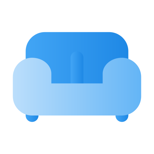 Lounge chair Generic Flat Gradient icon