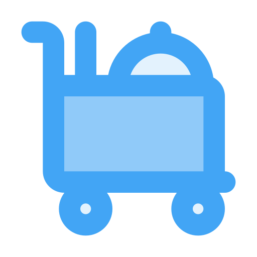 ルームサービス Generic Blue icon