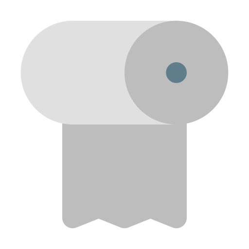 papel higienico Generic Flat icono