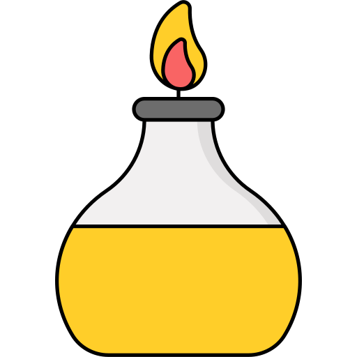 lampada ad olio Generic Outline Color icona