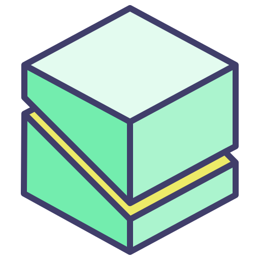 cube 3d Generic Outline Color Icône