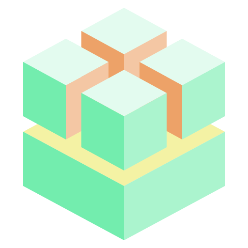 Куб 3d Generic Flat иконка
