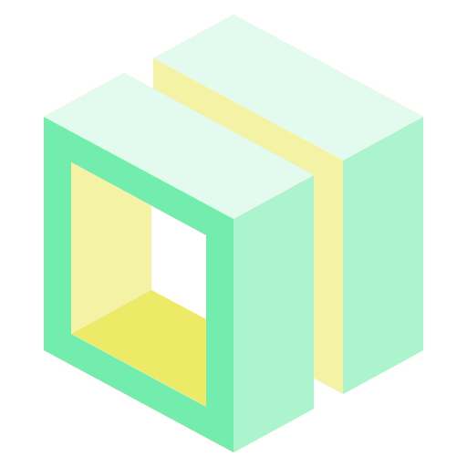 cubo 3d Generic Flat icono