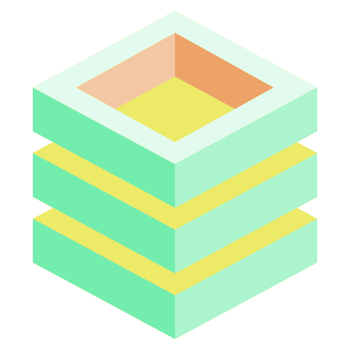 cubo 3d Generic Flat Ícone