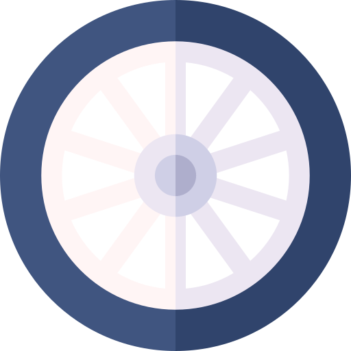 車輪 Basic Straight Flat icon