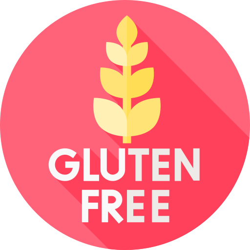 Gluten free Flat Circular Flat icon