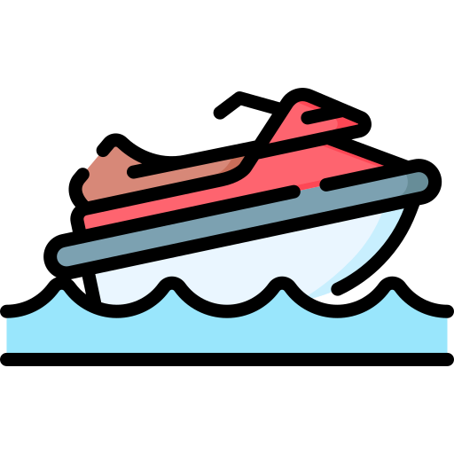 jet ski Special Lineal color icon