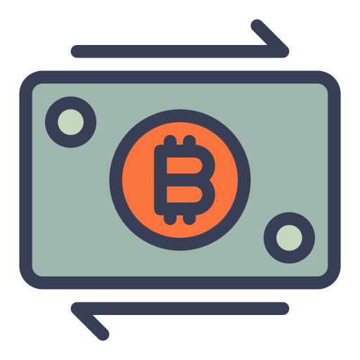 Bitcoin Generic Outline Color icon