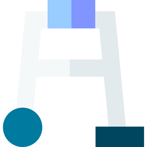 보행자 Basic Straight Flat icon