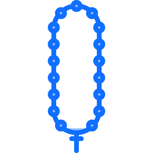 kralen Coloring Blue icoon
