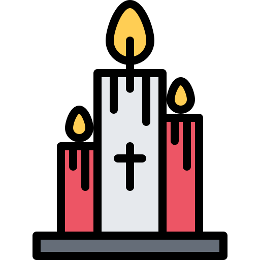 Candles Coloring Color icon