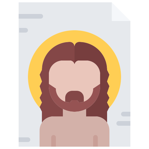 Христос Coloring Flat иконка