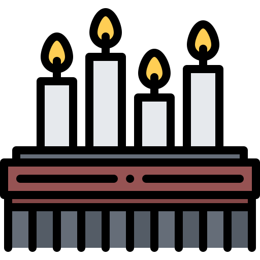 Candles Coloring Color icon