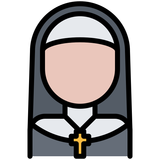 Nun Coloring Color icon