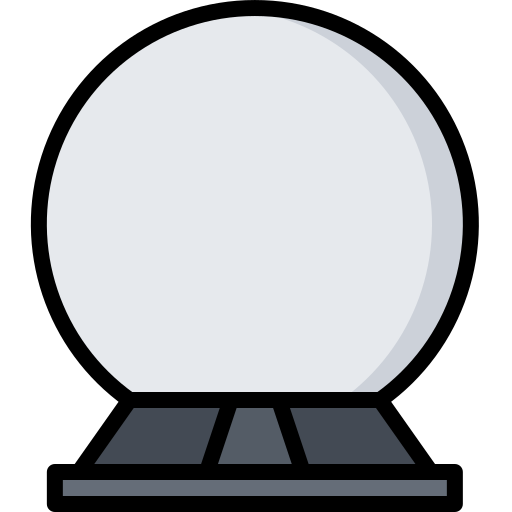 Crystal ball Coloring Color icon
