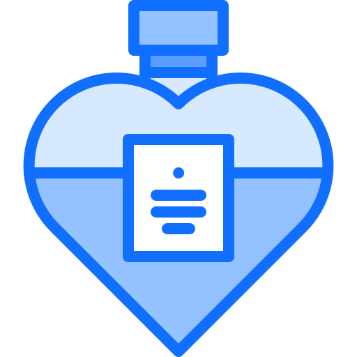 사랑의 묘약 Coloring Blue icon