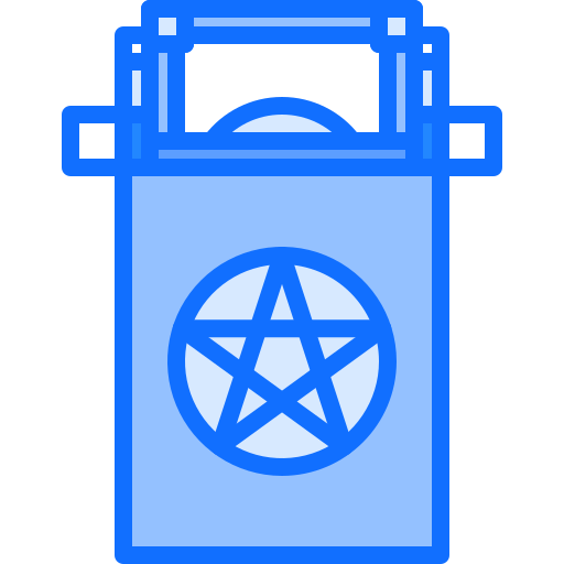 carta de tarot Coloring Blue icono