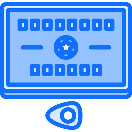 위자 보드 Coloring Blue icon