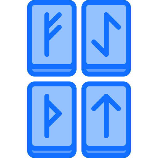 les runes Coloring Blue Icône