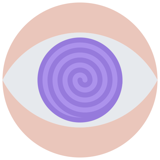 hypnose Coloring Flat icon