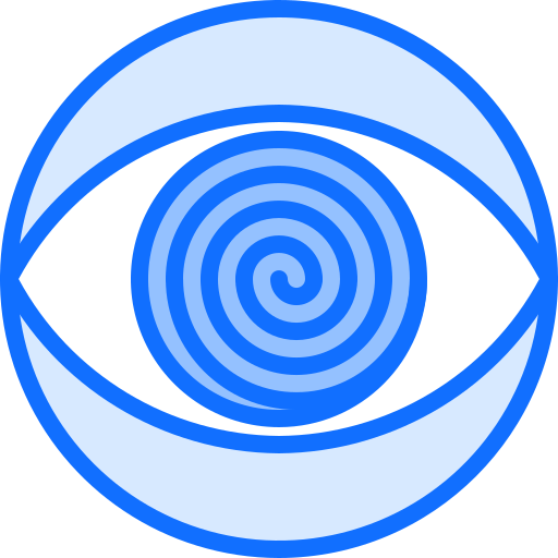 Hypnosis Coloring Blue icon