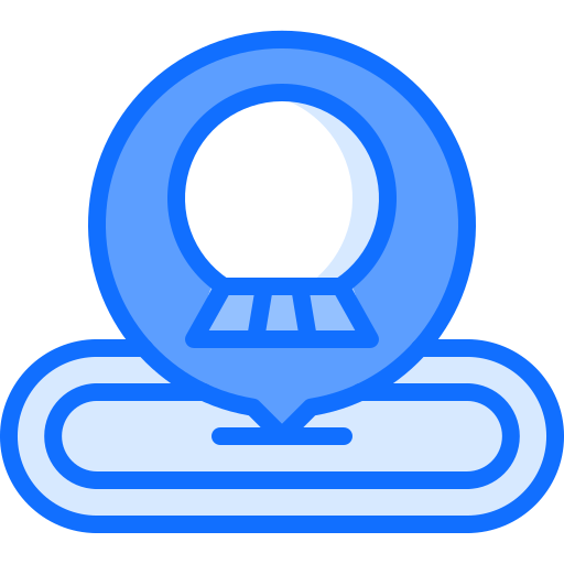 wahrsagerin Coloring Blue icon