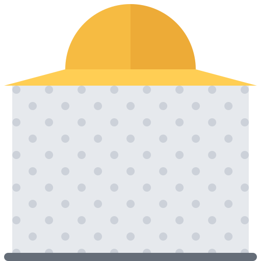 sombrero Coloring Flat icono