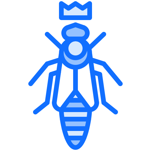 벌 Coloring Blue icon