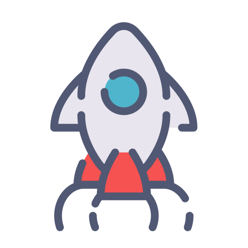 Rocket launch Generic Outline Color icon