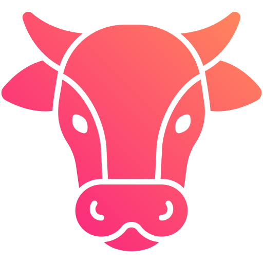 Sacred cow Generic Flat Gradient icon