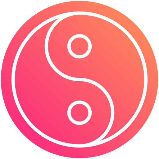 yin yang Generic Flat Gradient ikona