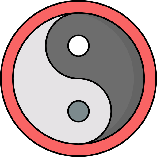 yin yang Generic Outline Color Ícone