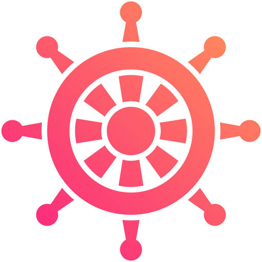 Dharma wheel Generic Flat Gradient icon