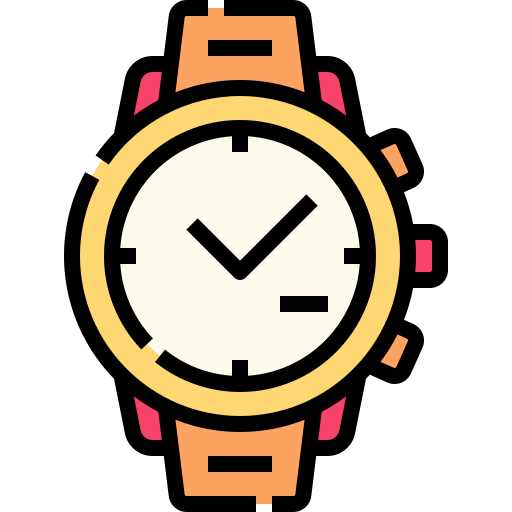 Wrist watch Linector Lineal Color icon