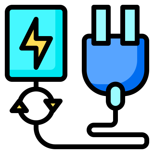 energia elettrica Phatplus Lineal Color icona