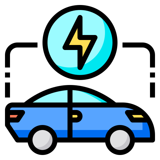 elektrische auto Phatplus Lineal Color icoon