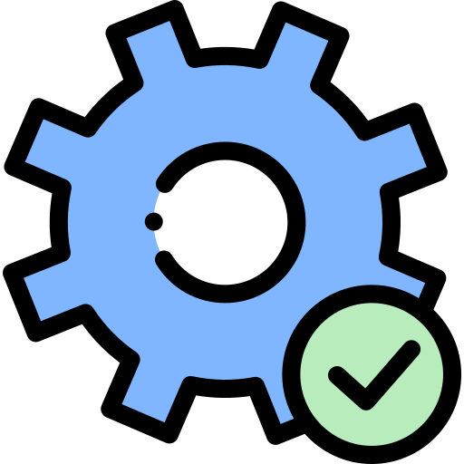 쉬운 설치 Detailed Rounded Lineal color icon