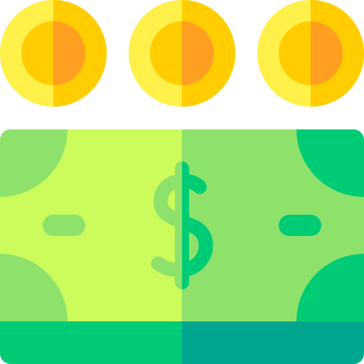 Деньги Basic Rounded Flat иконка