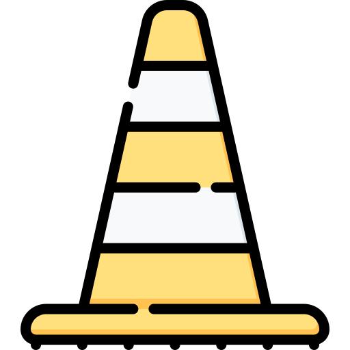 Traffic cone Special Lineal color icon