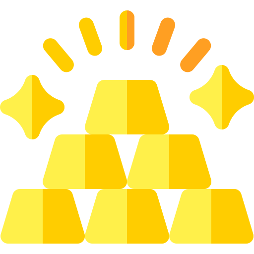 Gold Basic Rounded Flat icon