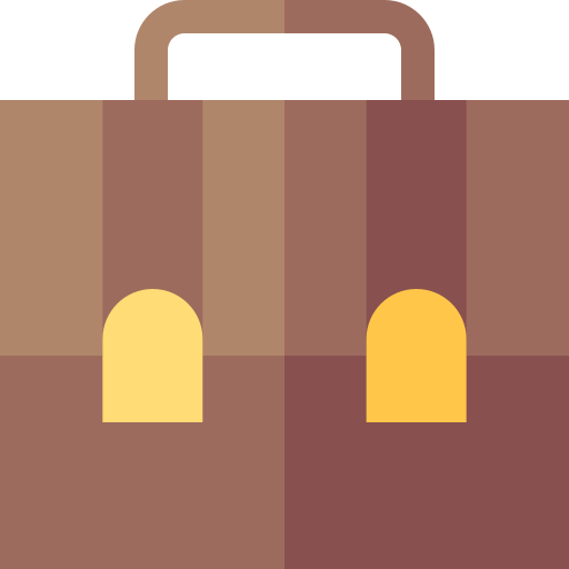 ブリーフケース Basic Straight Flat icon
